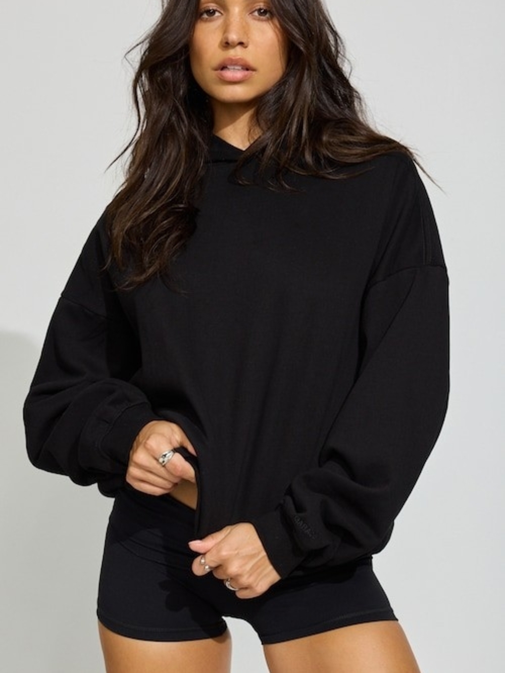 GARAGE Black Women's Ultrafleece Hoodie - Classic Pullover
